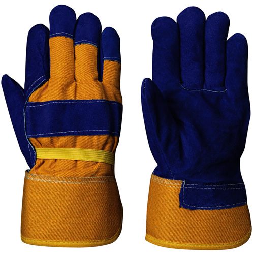 655 Gants d'appareilleur isol&eacute;s, Taille unique, Paume en Cuir de vache refendu, Doublure en Boa D. Morneault & Fils