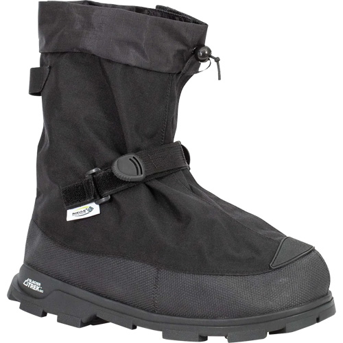 Voyager Glacier Trek Cleats Overshoes with Heels, Nylon/Polyurethane, Buckle, Fits Men's 5 - 6.5/Women's 6 - 8 D. Morneault & Fils