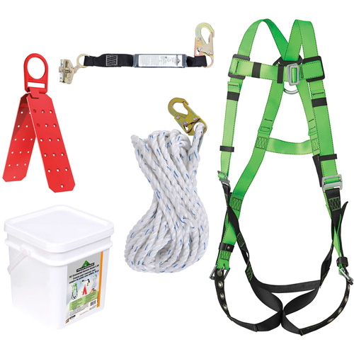 RK8-50 Grommeted Fall Protection Kit, Roofer's Kit D. Morneault & Fils