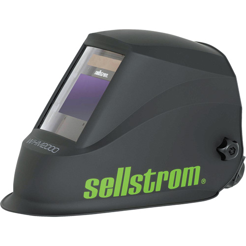 WHM2000 Casque de soudage ADF de la s&eacute;rie Advantage Plus, 3,94" lo x 2,36" la Champ de vision, Noir/Vert D. Morneault & Fils