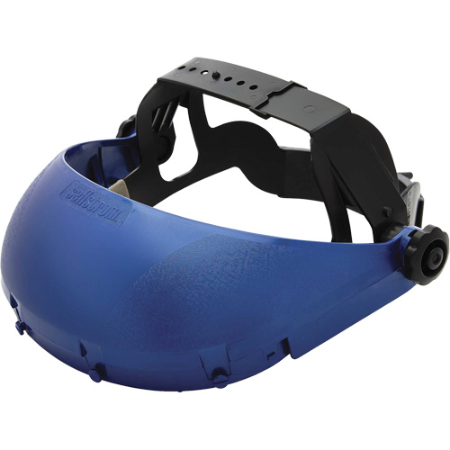 390 Premium Series Single Crown Faceshield Headgear, Ratchet Suspension D. Morneault & Fils