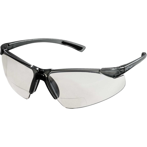 XM340RX Lunettes de s&eacute;curit&eacute; avec grossissement 2X, Lentille Transparent, Anti-&eacute;gratignures, ANSI Z87+/R&eacute;pond ou surpasse la norme CSA Z94.3 D. Morneault & Fils