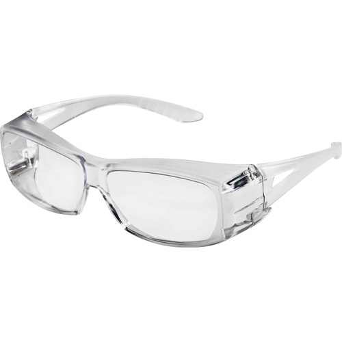 X350 Lunettes de s&eacute;curit&eacute; OTG, Lentille Transparent, Anti-&eacute;gratignures, ANSI Z87+/R&eacute;pond ou surpasse la norme CSA Z94.3 D. Morneault & Fils