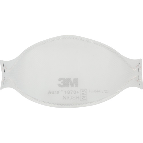 Aura Health Care Particulate Respirator & Surgical Mask 1870+, N95, NIOSH/FDA-Approved Certified D. Morneault & Fils
