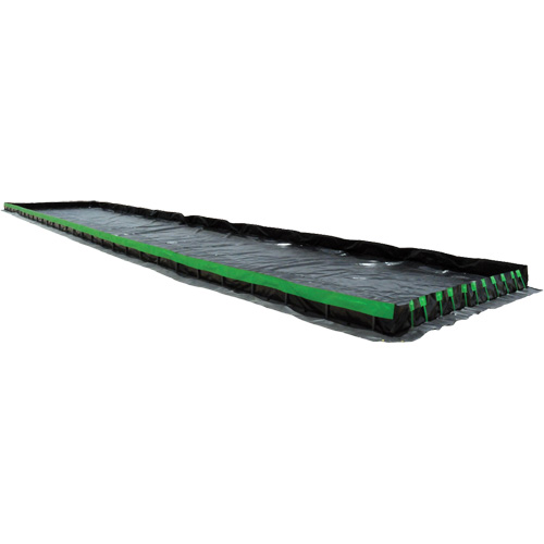 Berme Ultimate Copolymer 2000 Ultra-Containment Berm, Capacit&eacute; 5610 gal. US, 15' la x 50' lo x 12" h, Support &agrave; charni&egrave;re D. Morneault & Fils