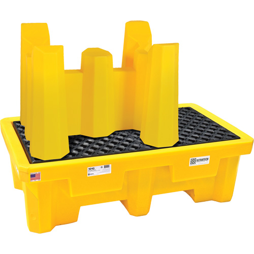 1-Drum Ultra-Drum Rack Containment Systems&reg;, 52" L x 49.5" W x 29" H, 66 US gal. Capacity D. Morneault & Fils