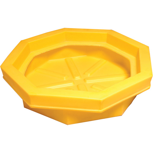 Ultra-Drum Tray&reg; without Grating, 32" L x 32" W x 8.1" H, 22.8 US gal. Spill Capacity D. Morneault & Fils