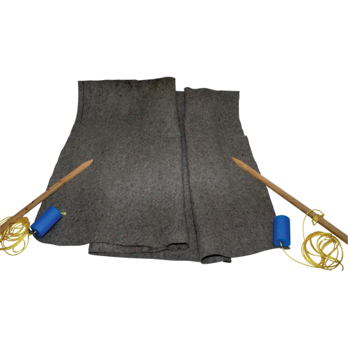 Ultra-Oil Blanket, Mati&egrave;res dangereuses/Huile seulement/Universel, 120" x 60", 8,3 gal. US d'absorption D. Morneault & Fils