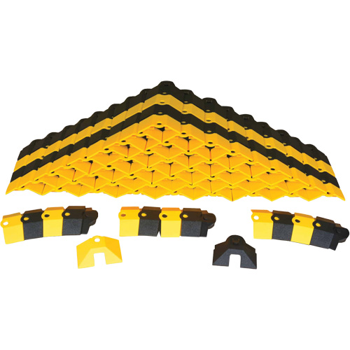 24-Foot Bulk Box Ultra-Sidewinder Cable Protection System&reg;, 288" x 9.8" x 1.4", 2000 lbs. (1 tons) D. Morneault & Fils