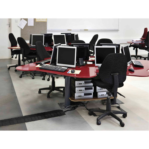 Medium Ultra-Sidewinder Cable Protection System&reg; with Endcaps, 33" x 9.8" x 1.4", 260 lbs. (0.13 tons) D. Morneault & Fils