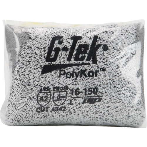 G-Tek&reg; Seamless Knit Cut-Resistant Gloves, Size X-Small, 13 Gauge, Polyurethane Coated, PolyKor&reg; Shell, ASTM ANSI Level A2/EN 388 Level B D. Morneault & Fils