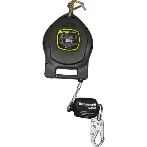 Falcon+ Edge Self-Retracting Lifeline, 50', Galvanized Steel, Swivel D. Morneault & Fils