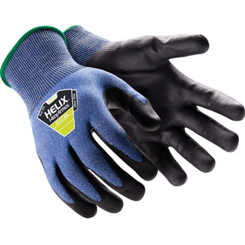 Gants r&eacute;sistants aux coupures Helix 3025, Taille 6/T-petit, Calibre 21, Rev&ecirc;tement Mousse de nitrile, Enveloppe en PEHP, ASTM ANSI niveau A4 D. Morneault & Fils