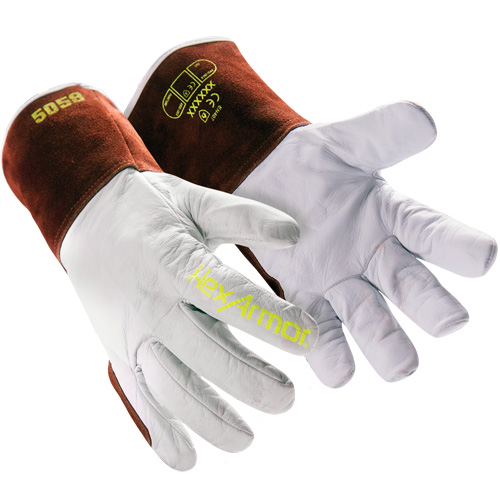 Gants de soudage HeatArmor 5058, Cuir fleur de ch&egrave;vre, Taille Petit/7 D. Morneault & Fils