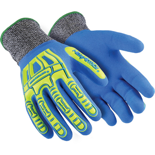 Gants r&eacute;sistants aux coupures Rig Lizard Fluid 7102, Taille 5/2T-petit, Calibre 13, Rev&ecirc;tement Nitrile, Enveloppe en Fibre de verre/PEHP, ASTM ANSI niveau A4 D. Morneault & Fils