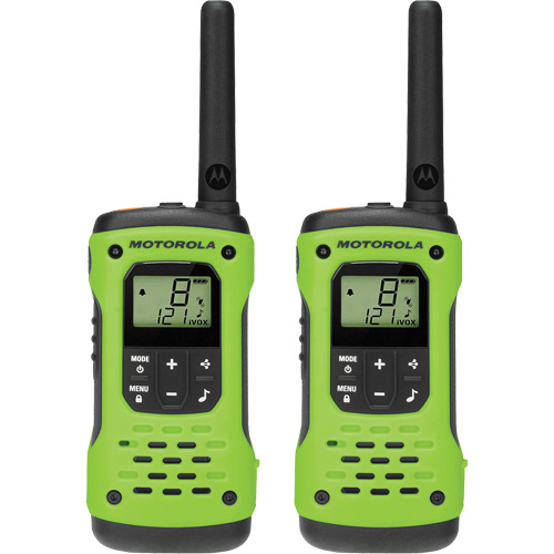 Radios bidirectionnelles TalkAbout T600 s&eacute;rie H2O, Bande FRS/GMRS, 22 canaux, Port&eacute;e 56 km D. Morneault & Fils