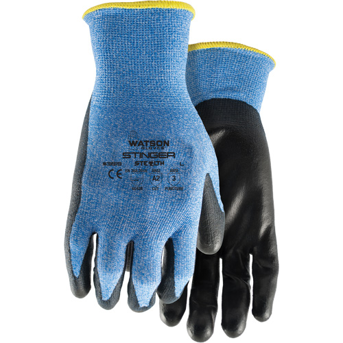 Gants anticoupures 359 Stealth Stinger, Taille T-petit, Calibre 15, Rev&ecirc;tement Polyur&eacute;thane, Enveloppe en Fibre de verre/Nylon/Spandex, ASTM ANSI niveau A2/EN 388 niveau B D. Morneault & Fils