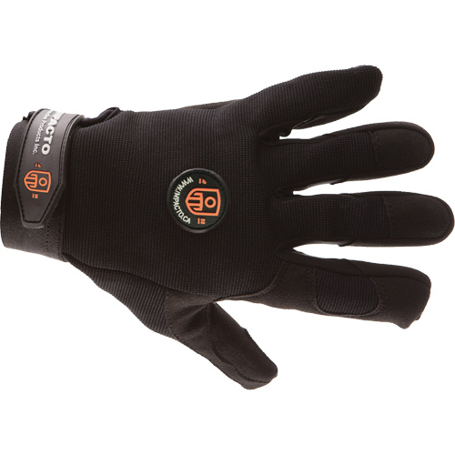 Gants de m&eacute;canicien anti-chocs, 7/Petit, Paume en Synth&eacute;tique/Su&egrave;de, Poignet &eacute;lastique/Boucle et crochet D. Morneault & Fils