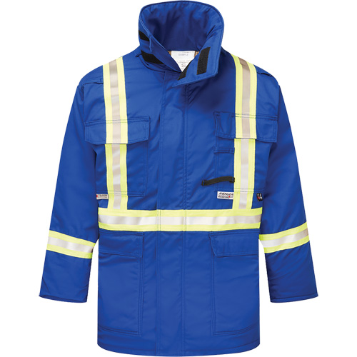 Avenger 9 oz. Flame Resistant Insulated Parka, X-Large, Royal Blue D. Morneault & Fils