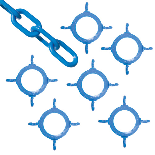 Ensemble de connecteurs de chaîne pour c&ocirc;nes, Bleu D. Morneault & Fils