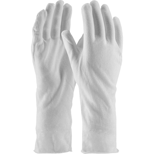 Gants d'inspection de qualit&eacute; sup&eacute;rieure CleanTeam, Coton, Poignet Non ourl&eacute;, Taille unique D. Morneault & Fils