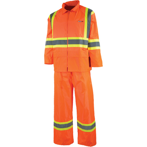 V&ecirc;tement imperm&eacute;able &eacute;tanche, Nylon/PVC, T-petit, Orange haute visibilit&eacute; D. Morneault & Fils