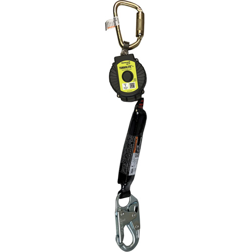 Limiteur de chute personnel TurboLite+ Miller, 11', Sangles, Stationnaire D. Morneault & Fils