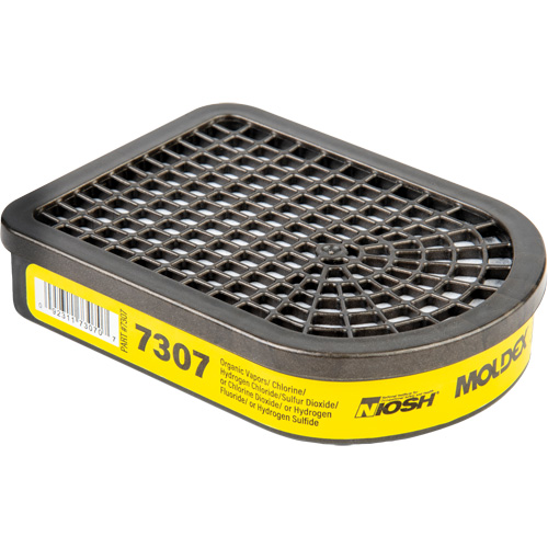 Cartouche pour respirateur semi-rectangulaire, Cartouche gaz/vapeur, Gaz acide/Vapeur organique D. Morneault & Fils