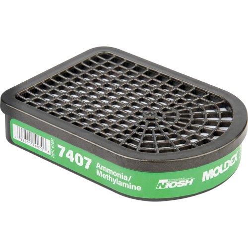 Cartouche pour respirateur semi-rectangulaire, Cartouche gaz/vapeur, Ammoniac/M&eacute;thylamine D. Morneault & Fils