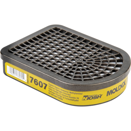 Cartouche pour respirateur semi-rectangulaire, Cartouche gaz/vapeur, Gaz multiples/Vapeurs D. Morneault & Fils