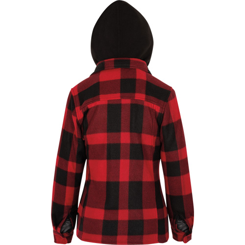 415RBW Quilted Hooded Shirt, Women's, X-Small, Multi-Colour D. Morneault & Fils
