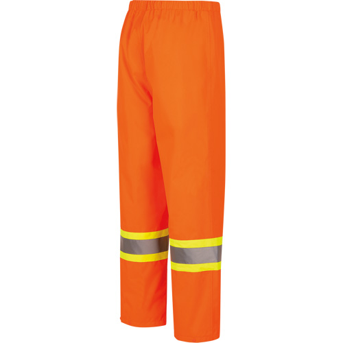 5627W Women's Waterproof Bib Pants, Polyester/Polyurethane, X-Small, High Visibility Orange D. Morneault & Fils