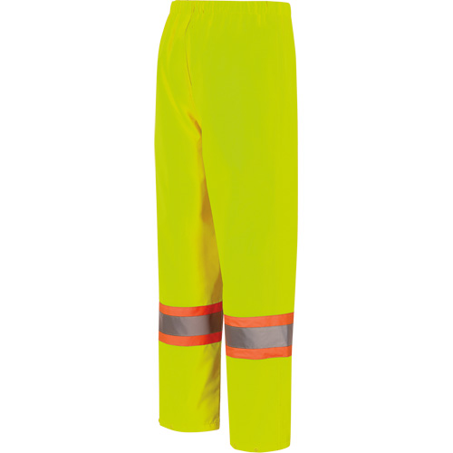5629W Women's Waterproof Bib Pants, Polyester/Polyurethane, X-Small, High Visibility Lime-Yellow D. Morneault & Fils