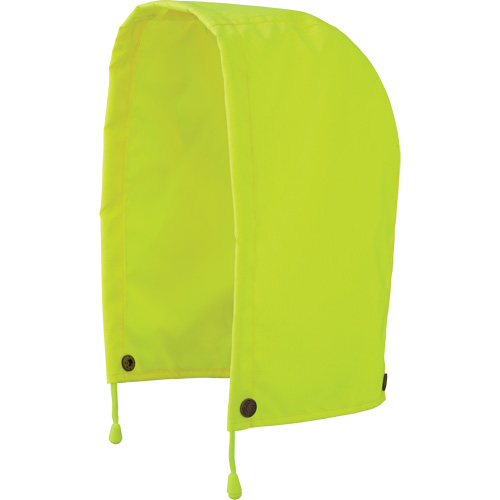 5401H Capuchon pour manteau de s&eacute;curit&eacute; imperm&eacute;able haute visibilit&eacute; ind&eacute;chirable en 300D trilob&eacute;, Jaune lime haute visibilit&eacute;, Polyester D. Morneault & Fils