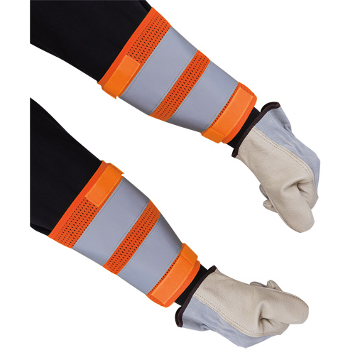 166A High-Visibility Orange 8" Traffic Cuffs D. Morneault & Fils