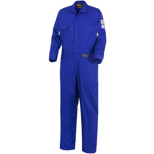 7779T FR-Tech&reg; 88/12 Arc Rated Flame Resistant Coveralls, Size 40 (Tall), Royal Blue, 10 cal/cm² D. Morneault & Fils