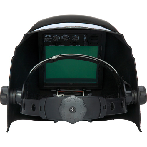 Casque de soudeur autonoircissant Leadhead, 3,8" lo x 3,4" la Champ de vision, Teinte 9 - 13, Noir D. Morneault & Fils