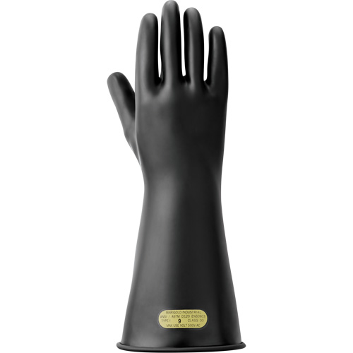 Electrical Insulating Gloves, ASTM Class 00, Size 7, 14" L D. Morneault & Fils