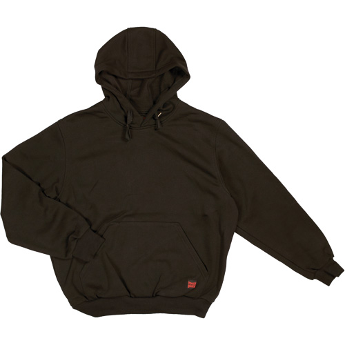 Water Repellent Fleece Pullover Hoodie, Men's, Small, Black D. Morneault & Fils
