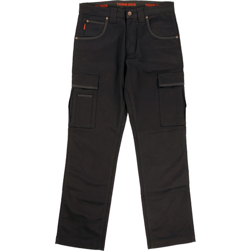 WP100 Work Pants, Cotton/Spandex, Black, Size 0, 30 Inseam D. Morneault & Fils