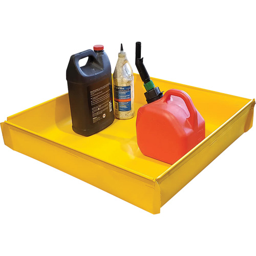 Flexible Utility Tray, 12" L x 12" W x 2 US gal. Spill Capacity D. Morneault & Fils