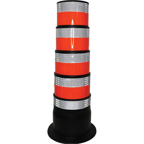 Channelizer, 47.25" High, Orange/White D. Morneault & Fils