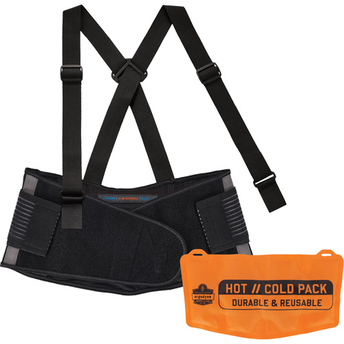 Proflex 1675 Back Support Brace with Cooling/Warming Pack, Spandex, X-Small D. Morneault & Fils
