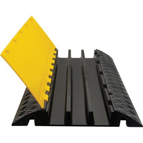 Polyurethane Cable Protector, 3 Channels, 35.43" L x 19.69" W x 3" H D. Morneault & Fils