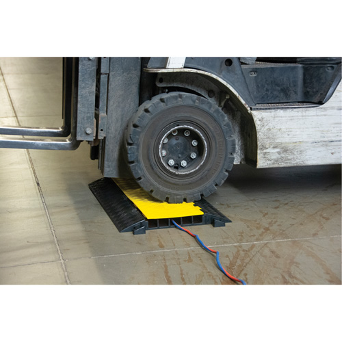 Polyurethane Cable Protector, 5 Channels, 35.43" L x 19.69" W x 2" H D. Morneault & Fils