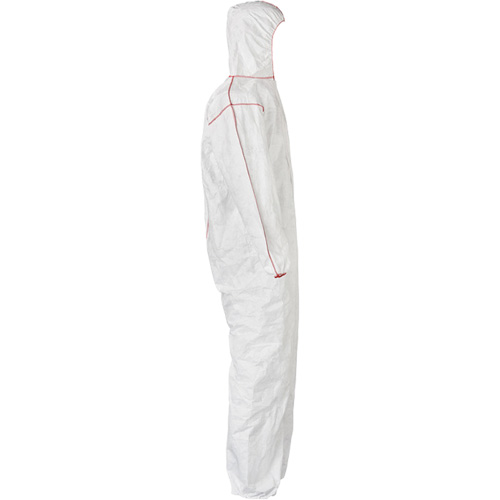 SFR Coveralls with Hood, Medium, White, Tyvek&reg; 400 D. Morneault & Fils