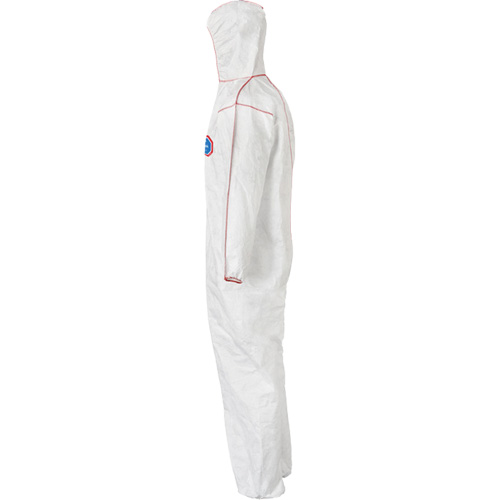 SFR Coveralls with Hood, Medium, White, Tyvek&reg; 400 D. Morneault & Fils