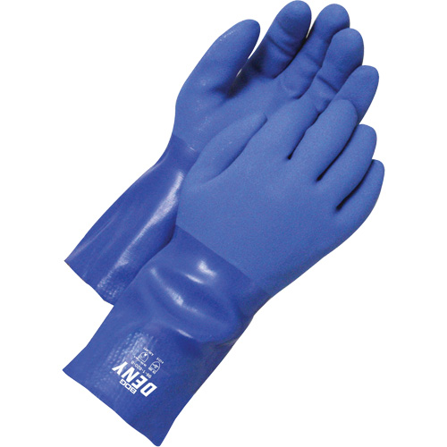 Textured Gloves, Size 12, 12" L, PVC, Cotton Inner Lining D. Morneault & Fils