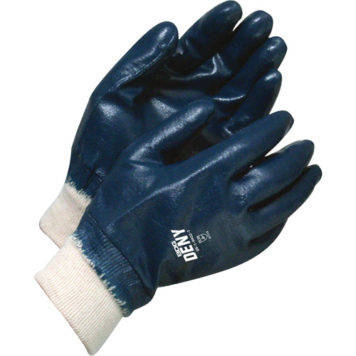 Gants avec poignet en tricot Deny, 11, R&ecirc;vetement Nitrile, Enveloppe en Coton D. Morneault & Fils