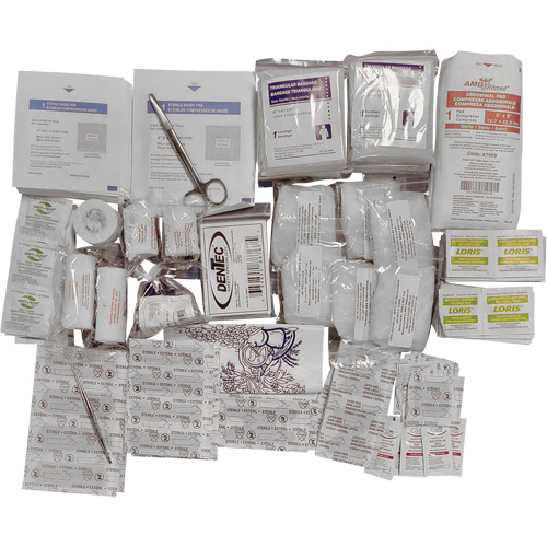 Trousse de premiers soins de base et recharge Shield, R&eacute;pond &agrave; la norme CSA Z1220-17 type 2 environnements &agrave; faible risque, Moyen (26-50 travailleurs) D. Morneault & Fils